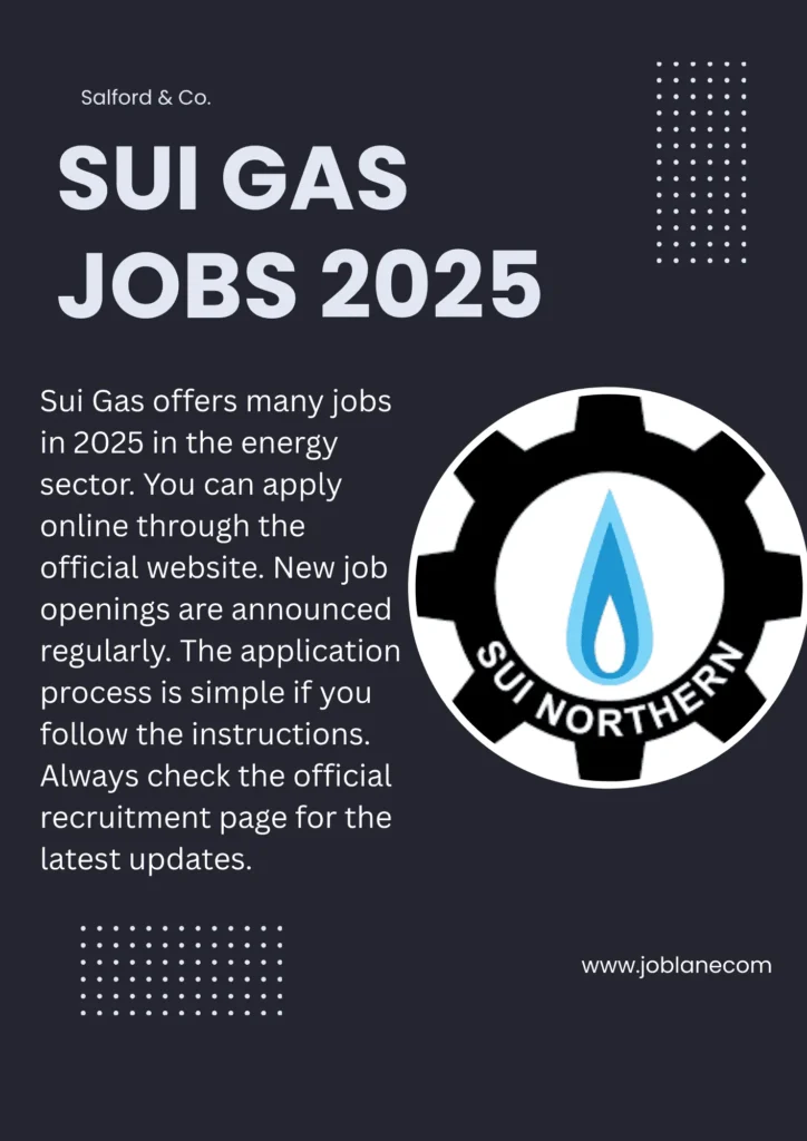 sui gas jobs advertisement