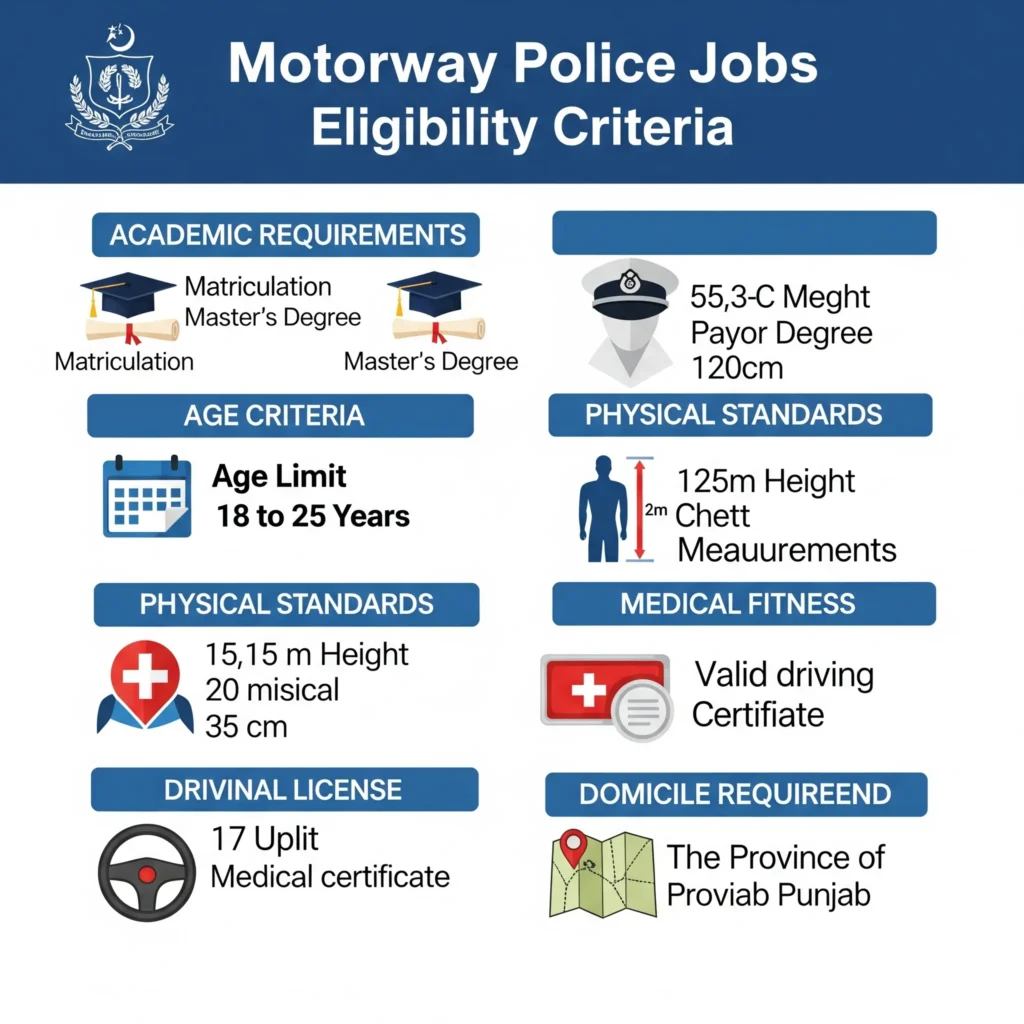 motorway police jobs eligibility criteria