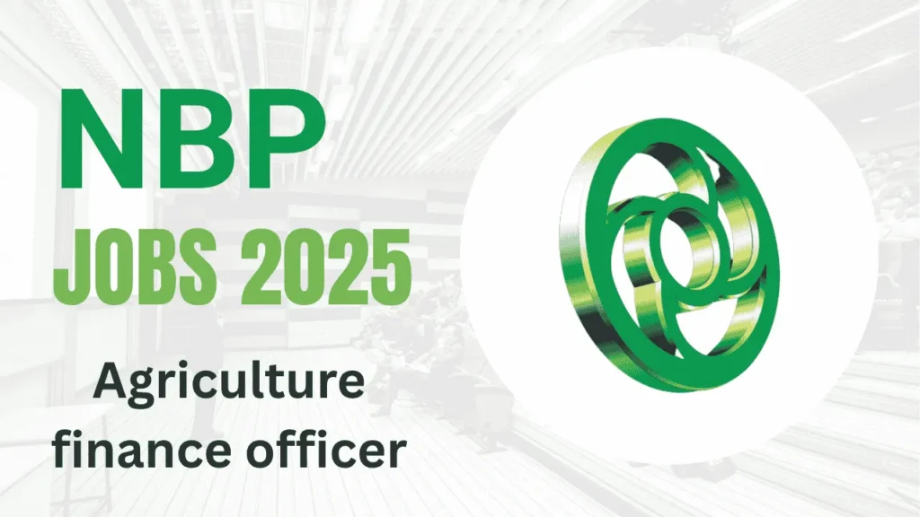 NBP Jobs agriculture finance officer