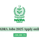 NADRA jobs 2025