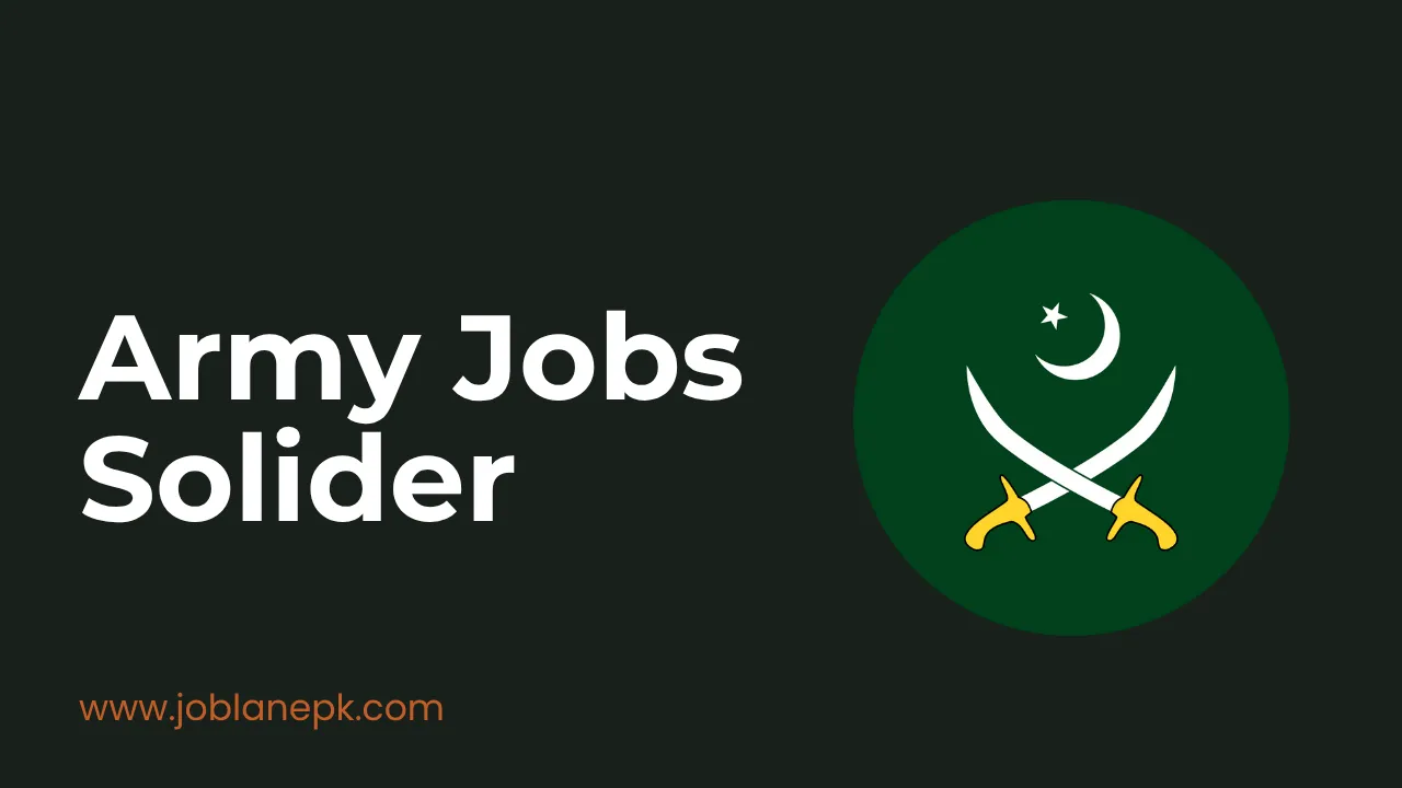 pak army soldier jobs