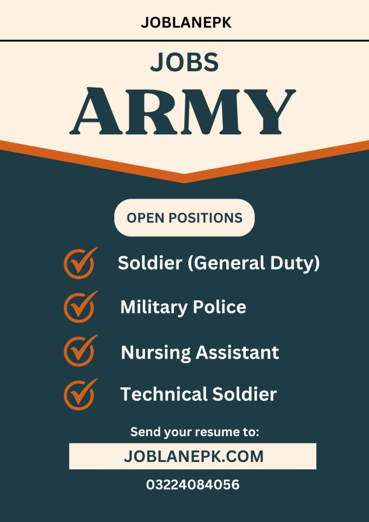 Army jobs