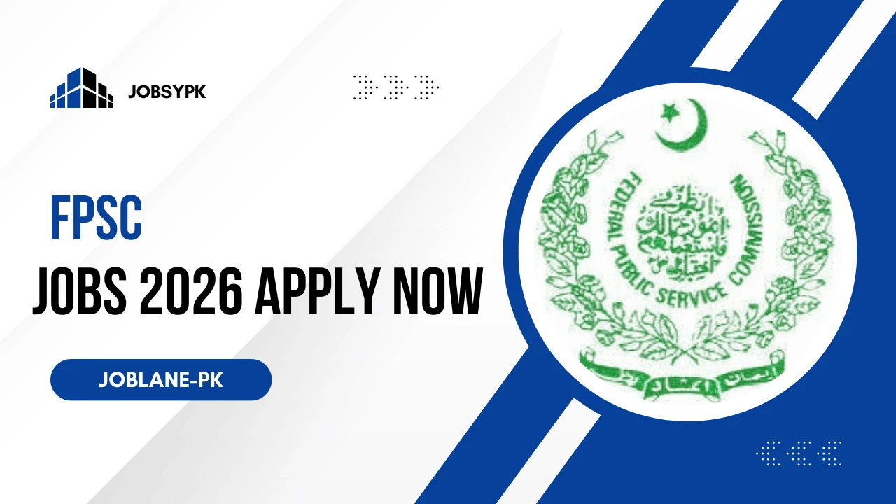 FPSC Jobs 2026 February – Consolidated Advertisement No. 01/2026 Overview